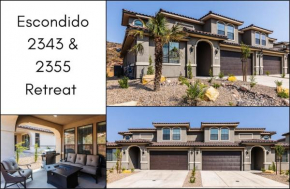 Escondido 2343 & 2355 Retreat Connected homes with 10 Bedrooms, sleeps 40, and endless amenities!